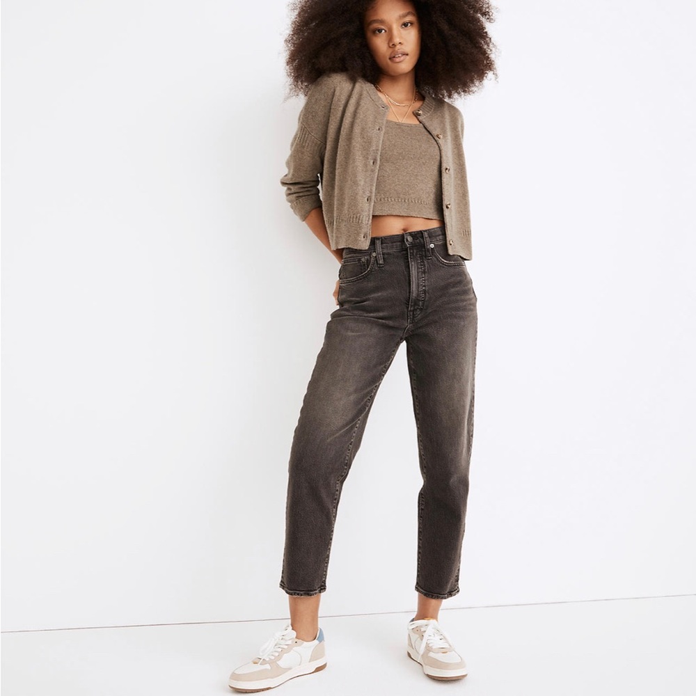 Madewell Black Brunswick wash Balloon Jeans